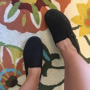 All Black Classic Slip on Vans